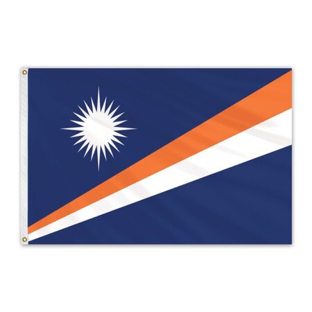 Marshall Islands Outdoor Nylon Flag 5'x8'